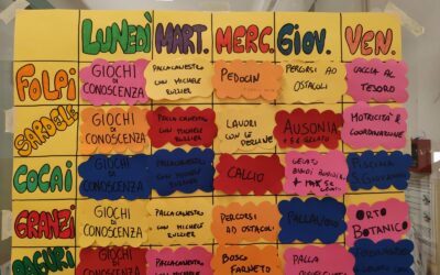 Calendario dal 15 al 19 giugno
