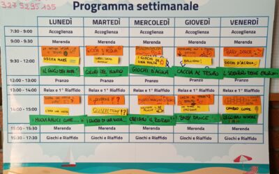 Programma dal 13 al 17 luglio